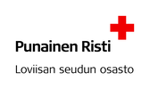 Suomen Punaisen Ristin Loviisan seudun osaston logo.
