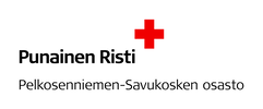Suomen Punaisen Ristin Pelkosenniemen-Savukosken osaston logo.