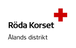 Logotypen för Finlands Röda Kors Ålands distrikt.